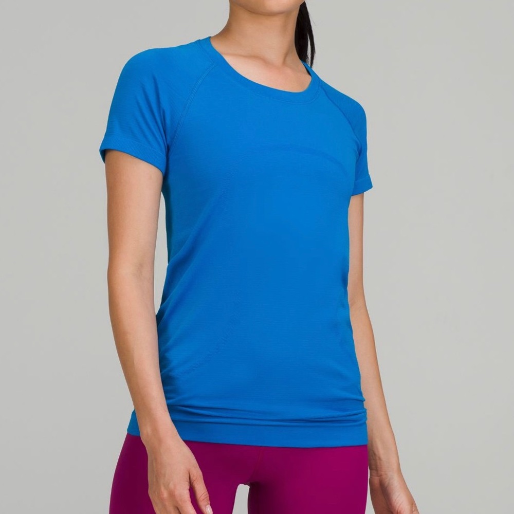 🍋Lululemon Swiftly Tech Short Sleeve 2.0 Size 4 Poolside Blue